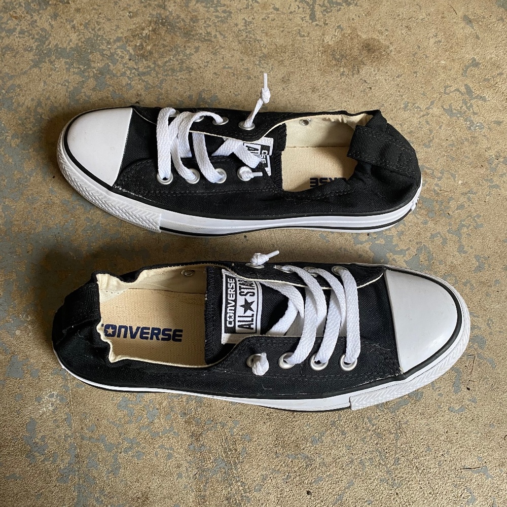 Black converse